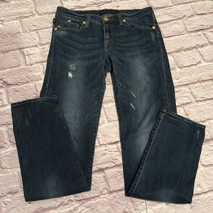 Rock and republic jeans straight leg distress